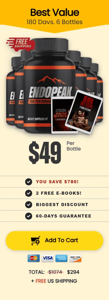 Endowmax 6 Bottle Maximum Savings Package
